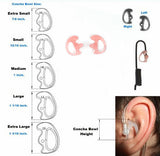 Surveillance Ear Piece Mold Sizing Chart - Dependable Expendables
