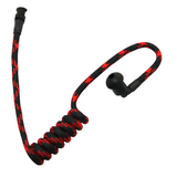Tubeez Skarlet Red Stylish Surveillance Acoustical Tubes for Walkie Talkies used in video, film and live event production.