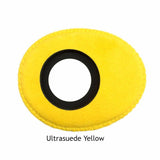 BlueStar Oval Large Ultrsuede Yellow Eyecushion - #6012 - Dependable Expendables