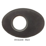 Ultrasuede Black BlueStar Oval Extra Large Eyecushion - #6014U10- Dependable Expendables