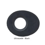 Ultrasuede BlueStar Black Oval Small Eyecushion - #6011 - Dependable Expendables
