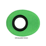 Ultrasuede BlueStar Green Oval Small Eyecushion - #6011 - Dependable Expendables