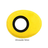 Ultrasuede BlueStar Yellow Oval Small Eyecushion - #6011 - Dependable Expendables
