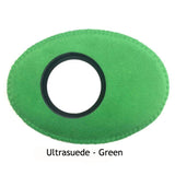 Ultrasuede Green BlueStar Oval Extra Large Eyecushion - #6014 - Dependable Expendables