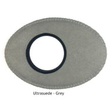 Ultrasuede Grey / Gray BlueStar Oval Extra Large Eyecushion - #6014U9 - Dependable Expendables