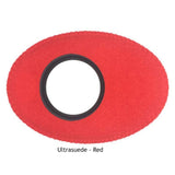 Ultrasuede Red BlueStar Oval Extra Large Eyecushion - #6014U1 - Dependable Expendables