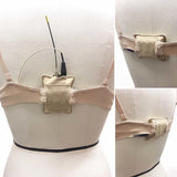 Ursa Belt Pouch, Medium (Black, Beige)