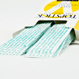 Vapon Topstick - Hypo Allergenic All Purpose Clear Double Tape 1 inch X 3 inch Strips - Dependable Expendables
