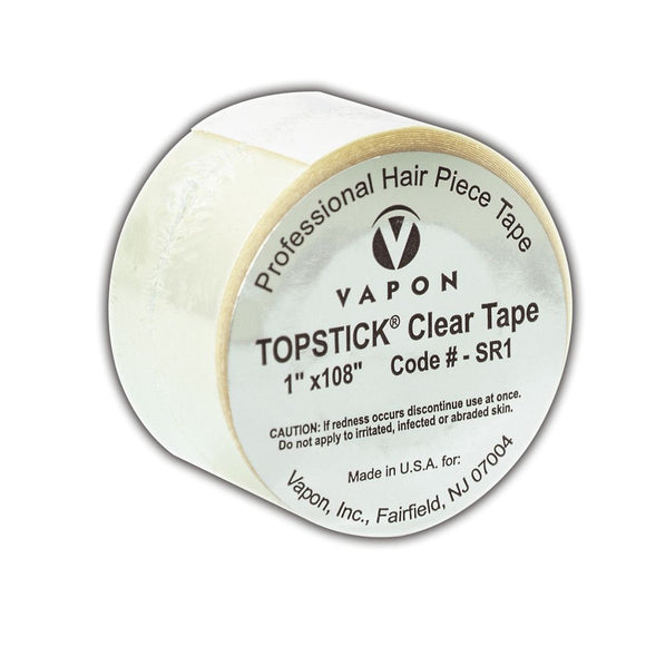 Vapon Topstick SR1 1 Inch Clear Tape Roll - Dependable Expendables