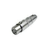 These female to female XLR barrel adapters are constructed with a tough, die-cast exterior housing that protects terminations - Dependable Expendables