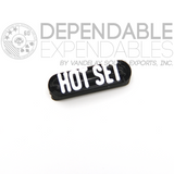 Hot Set Headset Tagz Surveillance Nameplate - Dependable Expendable