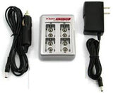 iPower FC-9VX44 Fast 9V 4-Bay Smart Charger - Dependable Expendables