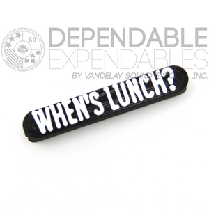 Camera's Rolling Headset Tagz Surveillance Nameplate - Dependable Expendables
