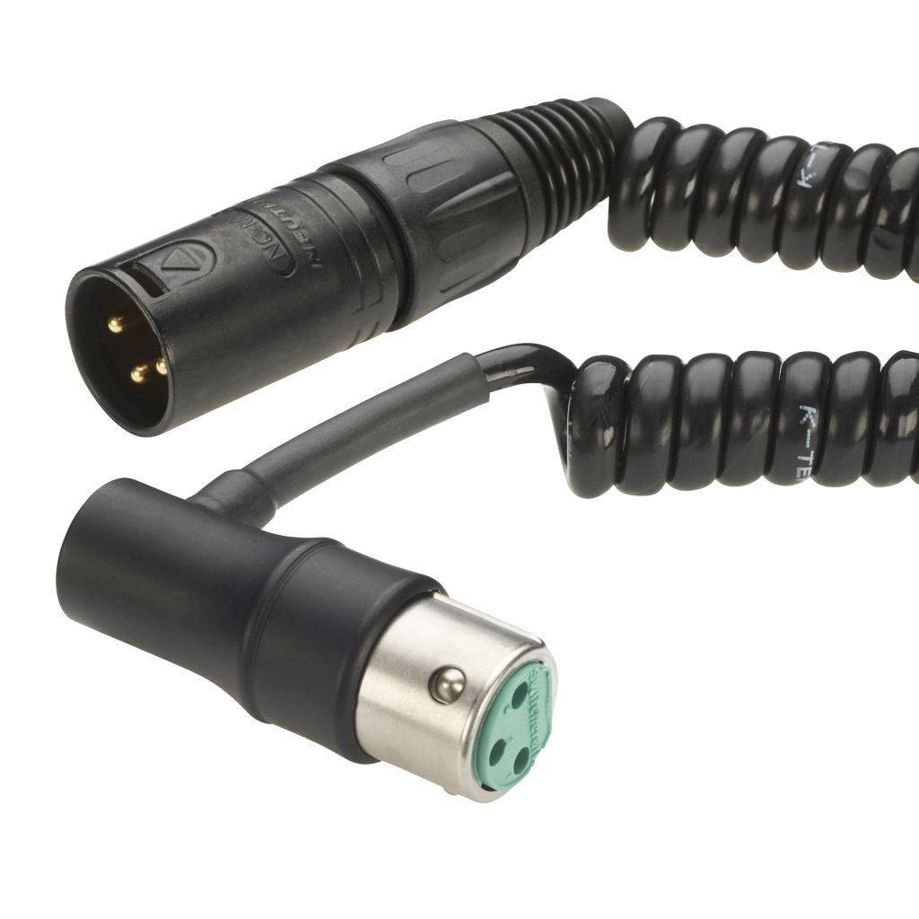K-Tek XLR Coiled Cable XLRm to RA XLRf – Dependable Expendables