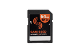 64 GB SDXC card used in Sound Devices professional audio gear for recording sound for television and film productions.