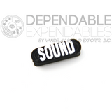 Sound Headset Tagz Surveillance Nameplate - Dependable Expendables