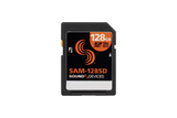 128GB SDXC card used in Sound Devices professional audio gear for recording sound for television and film productions.