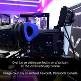 BlueStar Oval Large Eyecushion on Panasoniv Varicam eyecup - #6012 - Dependable Expendables